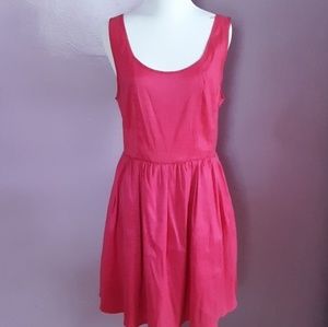 Forever21 Fuchsia hot pink a-line dress